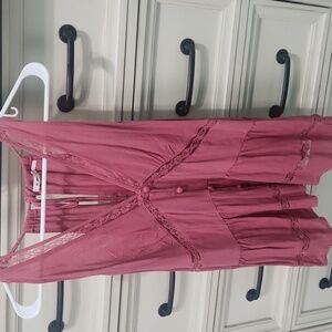 Francescas Ruddy Pink Sleeveless Top